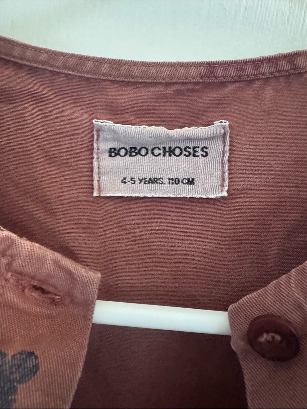 Bobo Choses Dusty Rose Printed Long-Sleeve Dress - Picture 2 of 4